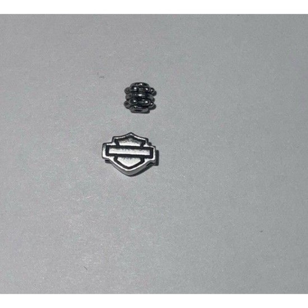 Harley Davidson Bar & Shield Slider Charm Necklace Bracelet 0.4 in x 0.25 in